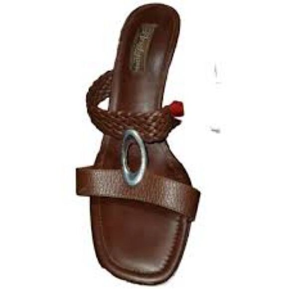 Brighton Brown Leather Heel - Picture 1 of 4